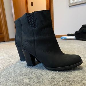 Timberland black booties